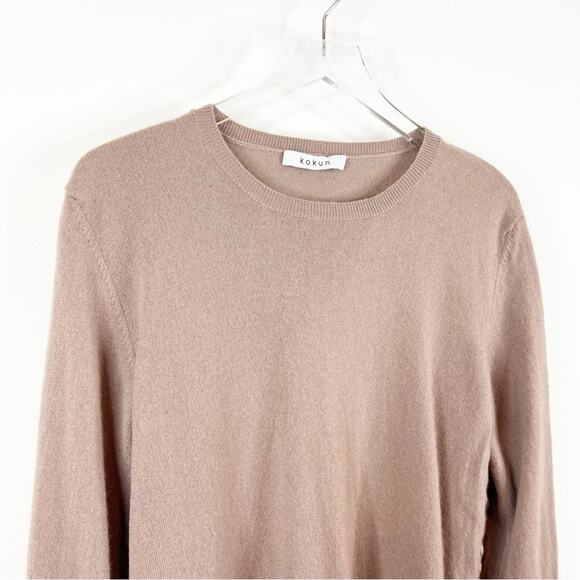 Kokun 100% Cashmere Crewneck Sweater XL - Picture 3 of 6